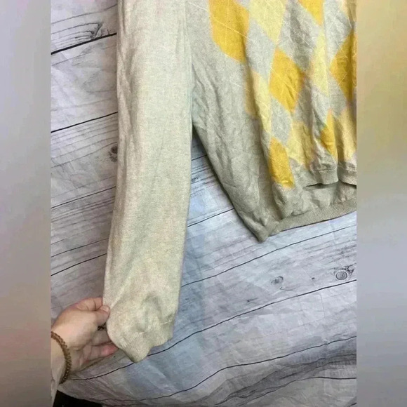 Banana republic cotton cashmere v-neck sweater - Picture 2 of 6